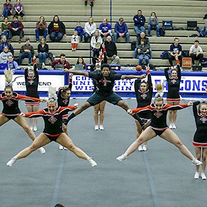CUAA cheer team also took 1st place for the tournament’s inaugural cheer competition.