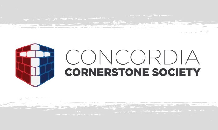 Become a member of the Concordia Cornerstone Society