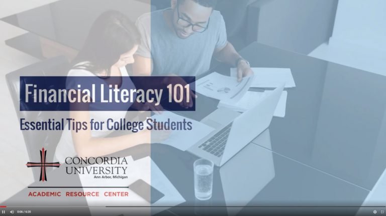 financial literacy assignment for college students