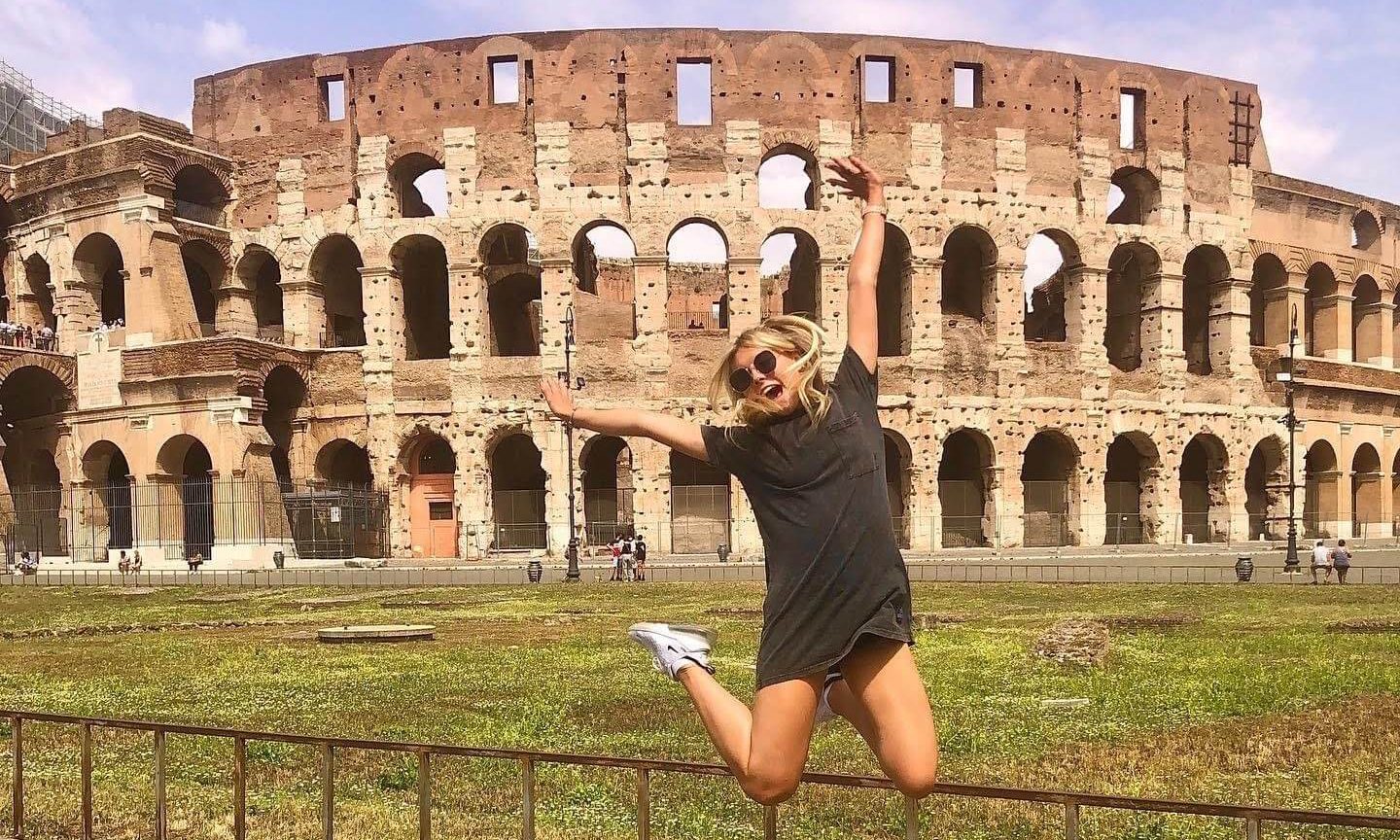 Breanna studying abroad in Italy