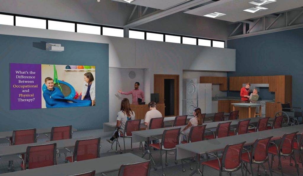 OT PT skills lab rendering