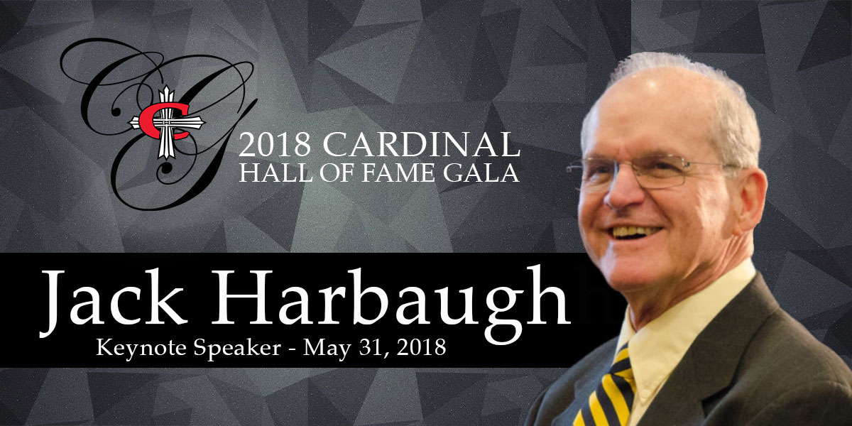 Jack Harbaugh to speak at 2018 CUAA gala