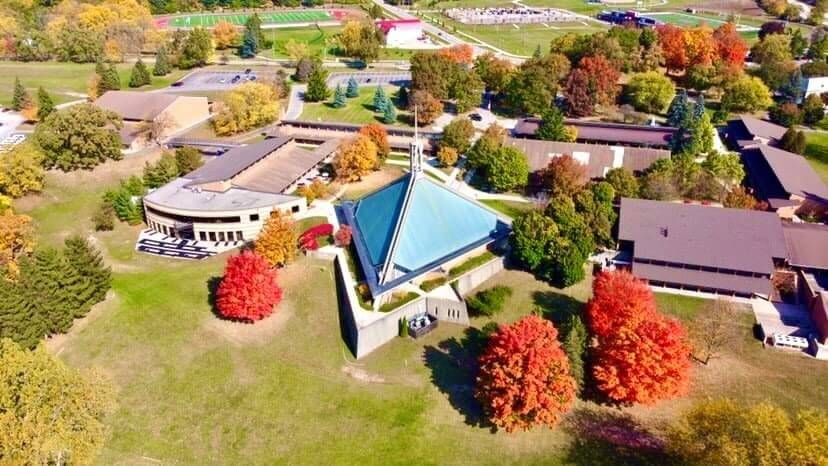 Aerial of Concordia University Ann Arbor