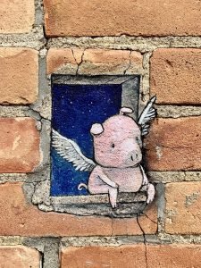 Mural Pig Pink
